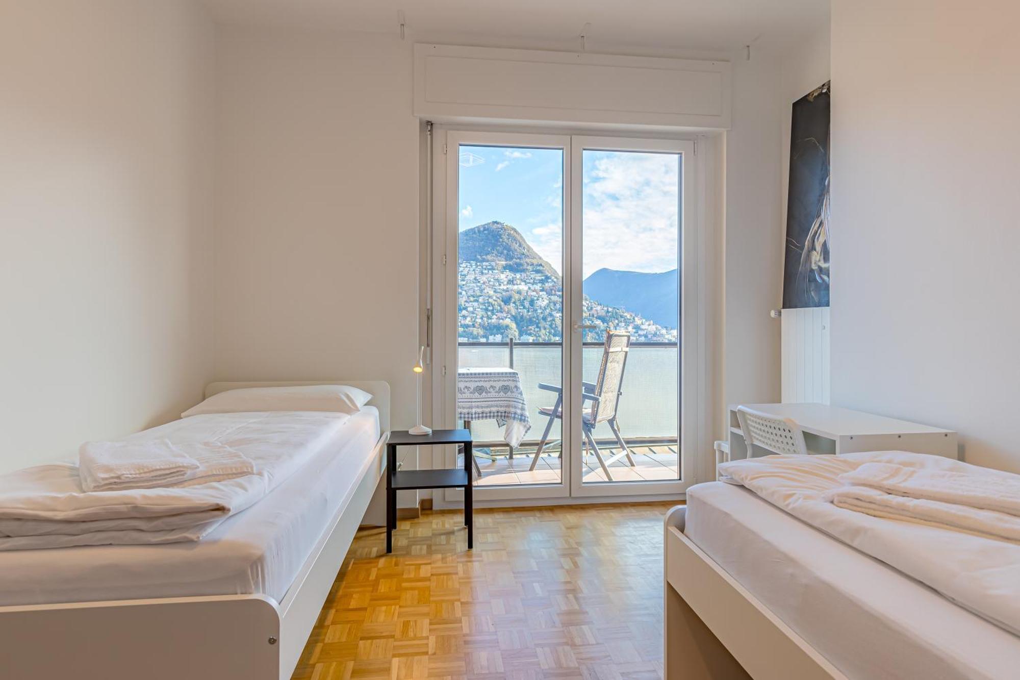 Апартаменты Imperial Of Lugano 4 With A Lake View Behind The Station And 10 Min From The Lake Экстерьер фото